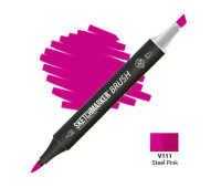 Маркер SketchMarker Brush V111 Steel Pink (Рожева сталь) SMB-V111