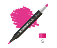 Маркер SketchMarker Brush V131 Яскравий рожевий SMB-V131