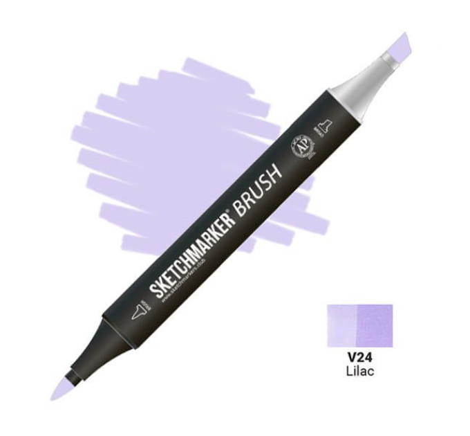 Маркер SketchMarker Brush V24 Lilac (Бэзовий) SMB-V24