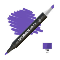 Маркер SketchMarker Brush V41 Іріс SMB-V41