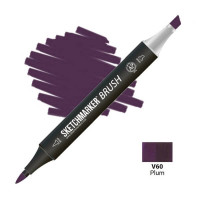 Маркер SketchMarker Brush V60 Plum (Слива) SMB-V60