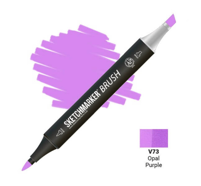 Маркер SketchMarker Brush V73 Opal Purple (Фіолетовий опал) SMB-V73