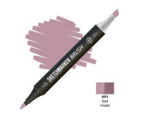 Маркер SketchMarker Brush V91 Sad Violet (Чорний фіолетовий) SMB-V91