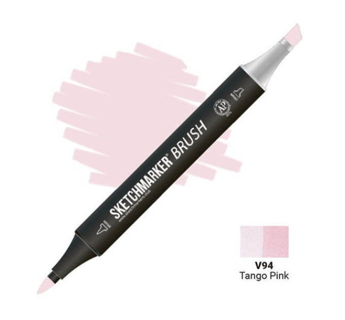 Маркер SketchMarker Brush V94 Tango Pink (Блідо рожевий) SMB-V94