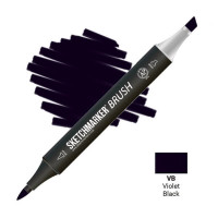 Маркер SketchMarker Brush VB Фіолетово-чорний SMB-VB