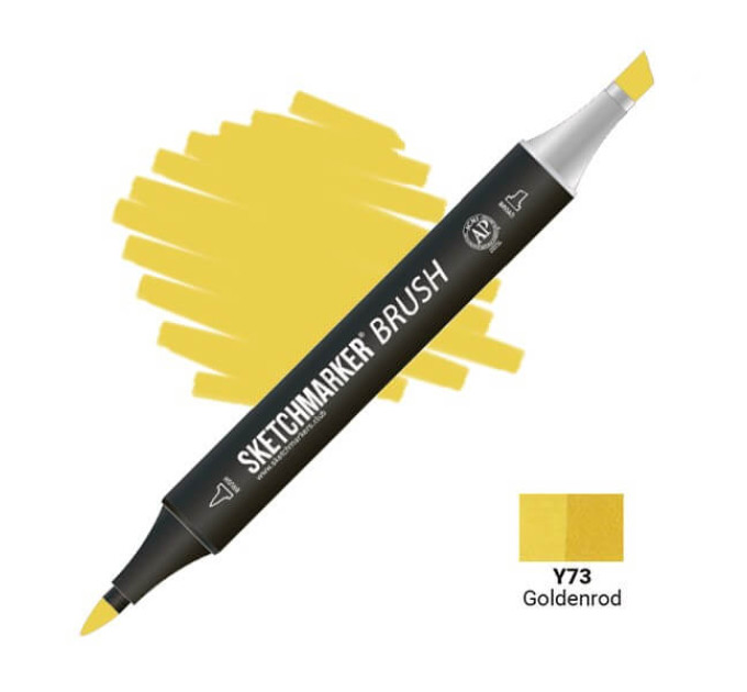 Маркер SketchMarker Brush Y73 Goldenrod (Золотистий) SMB-Y73
