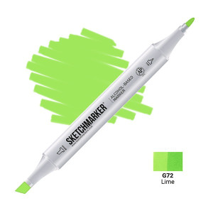 Маркер SketchMarker Зелений лайм G72