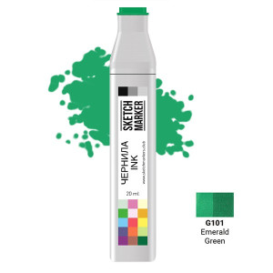Чорнило для маркерів SKETCHMARKER G101 заправка 20 мл Зелений смарагд SI-G101