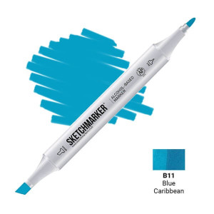 Маркер Sketchmarker B11 Blue Caribbean (Карибский синий) SM-B11