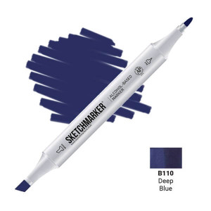 Маркер Sketchmarker B110 Deep Blue (Глубокий синий) SM-B110