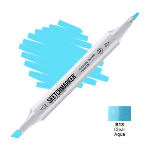 Маркер Sketchmarker B13 Clear Aqua (Прозрачная вода) SM-B13