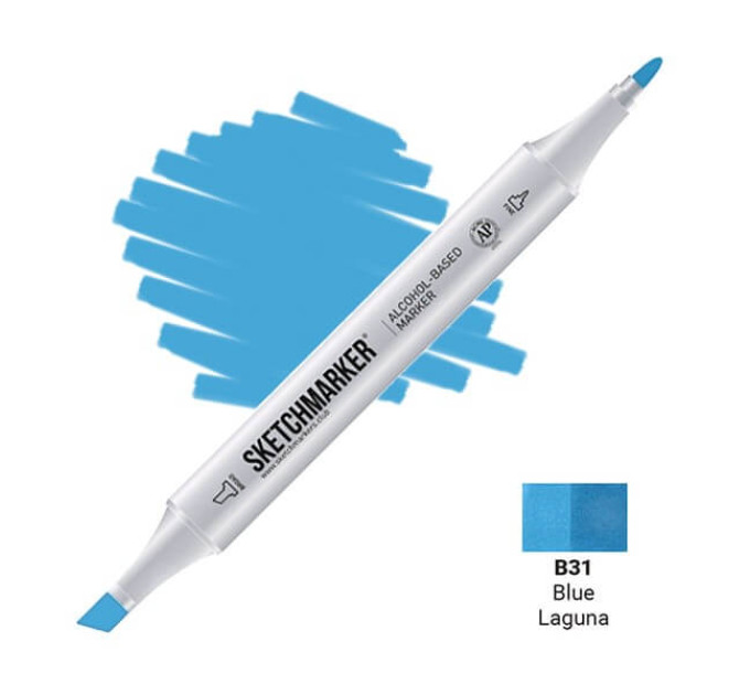 Маркер Sketchmarker B31 Blue Laguna (Синя Лагуна) SM-B31