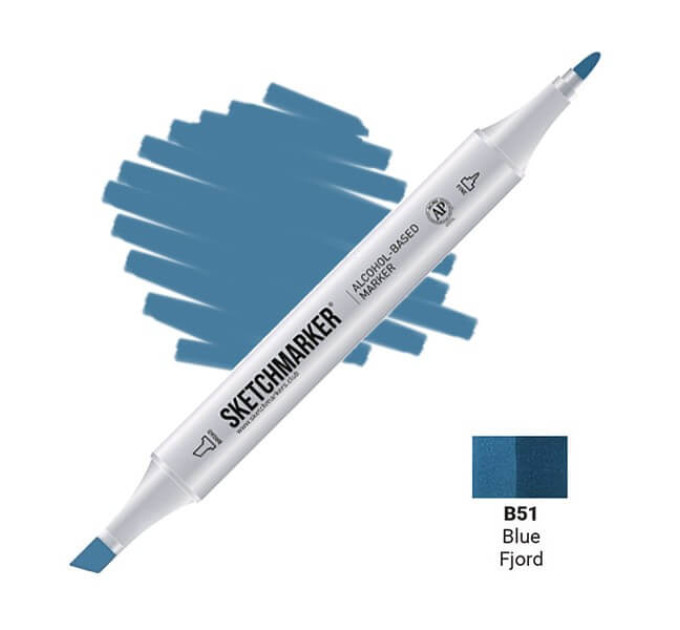 Маркер SketchMarker B51 Синій фіорд SM-B51