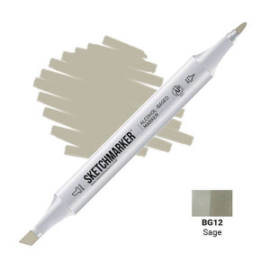 Маркер Sketchmarker BG12 Sage (Шалфей) SM-BG12