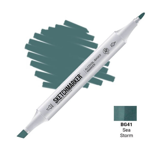 Маркер Sketchmarker BG41 Sea Storm (Морський шторм) SM-BG41
