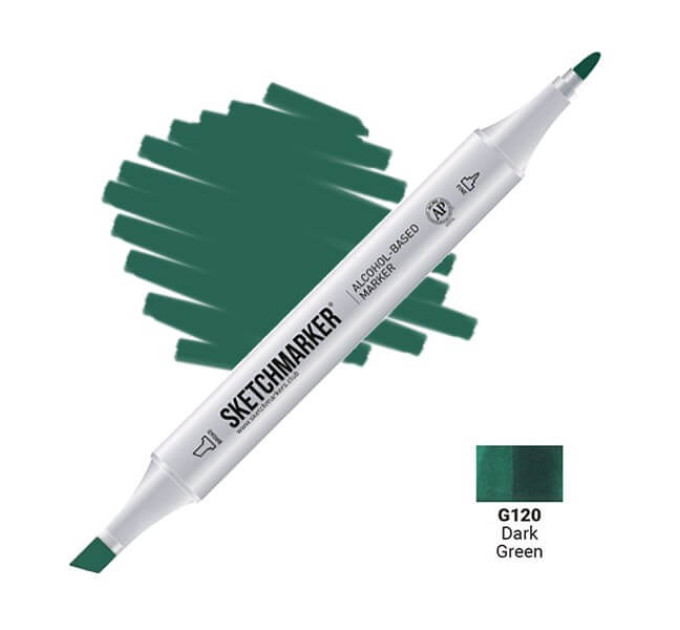 Маркер Sketchmarker G120 Dark Green (Темний зелений) SM-G120