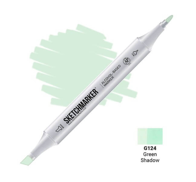 Маркер Sketchmarker G124 Green Shadow (Зелений напівтемрява) SM-G124