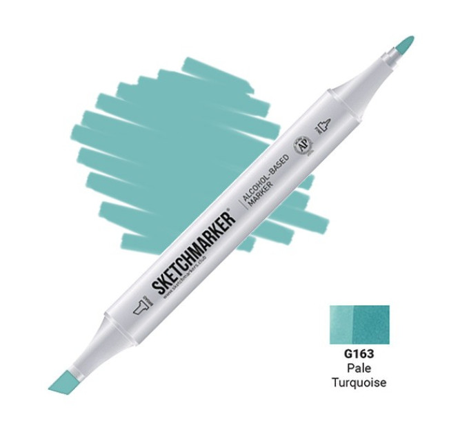 Маркер Sketchmarker G163 Pale Turquoise (Блідо бірюзовий) SM-G163