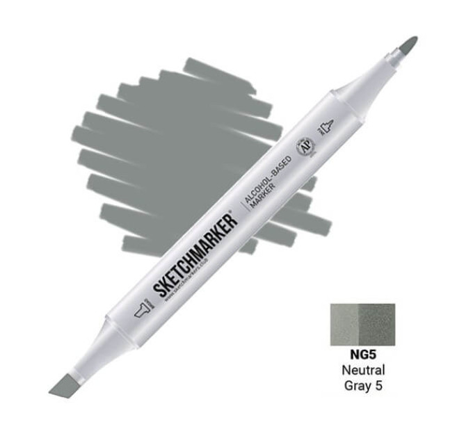 Маркер Sketchmarker NG5 Neutral Gray 5 (Нейтральний сірий 5) SM-NG5