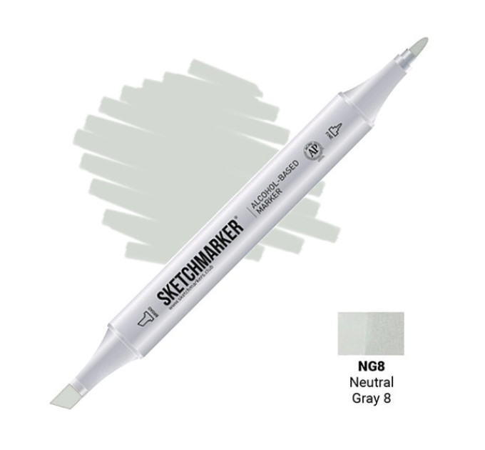 Маркер Sketchmarker NG8 Neutral Gray 8 (Нейтральний сірий 8) SM-NG8
