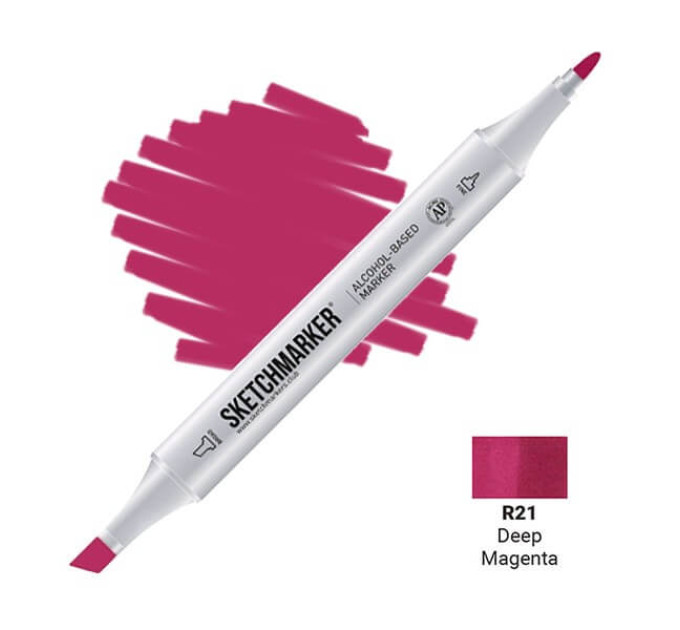 Маркер Sketchmarker R21 Deep Magenta (Глибокий Пурпурний) SM-R21