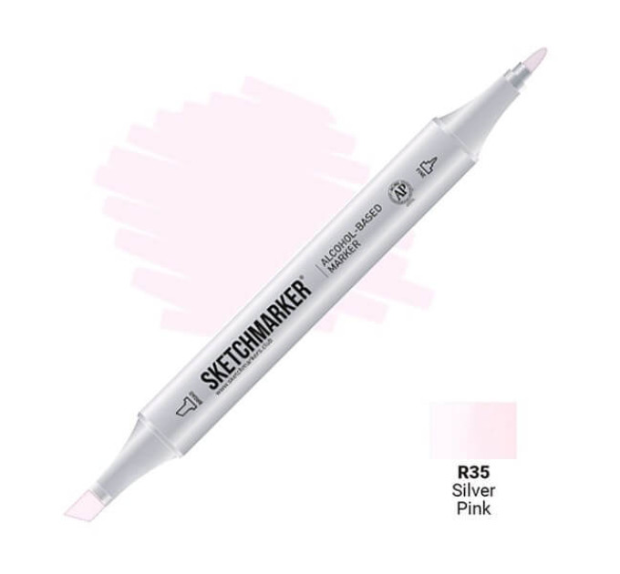Маркер Sketchmarker R35 Silver Pink (Сріблясто рожевий) SM-R35