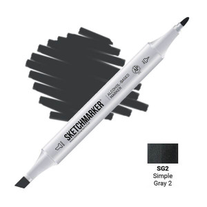 Маркер Sketchmarker SG2 Simple Gray 2 (Простий сірий 2) SM-SG2