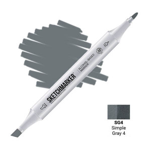 Маркер Sketchmarker SG4 Simple Gray 4 (Простий сірий 4) SM-SG4