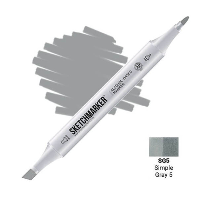 Маркер Sketchmarker SG5 Simple Gray 5 (Простий сірий 5) SM-SG5