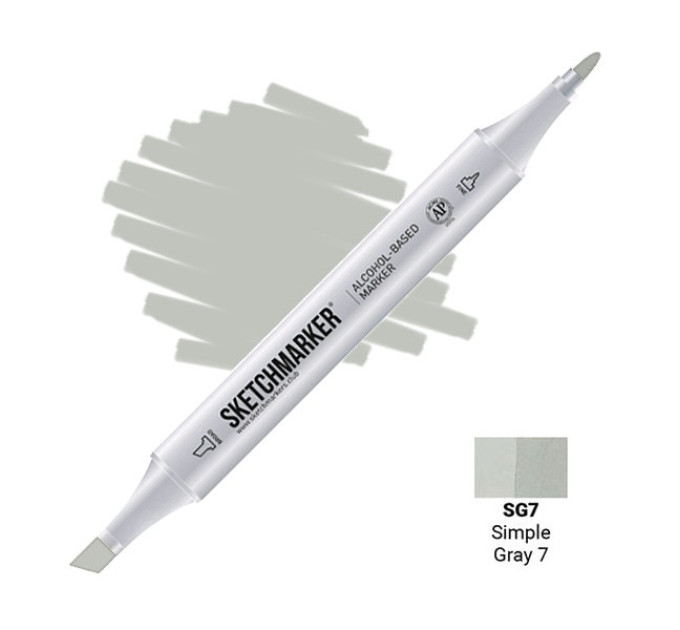 Маркер Sketchmarker SG7 Simple Gray 7 (Простий сірий 7) SM-SG7