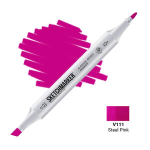 Маркер Sketchmarker V111 Steel Pink (Рожева сталь) SM-V111