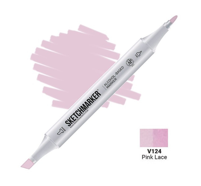 Маркер Sketchmarker V124 Pink Lace (Рожеві мережива) SM-V124