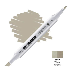 Маркер Sketchmarker WG6 Warm Gray 6 (Теплий сірий 6) SM-WG6