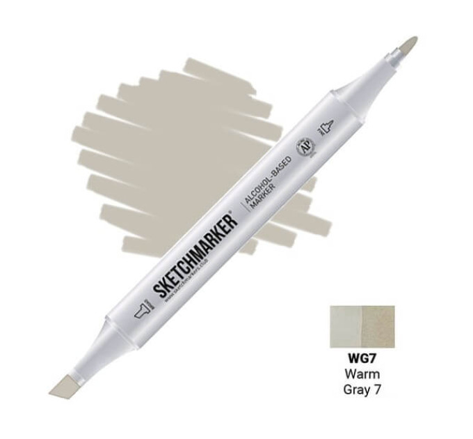 Маркер Sketchmarker WG7 Warm Gray 7 (Теплий сірий 7) SM-WG7