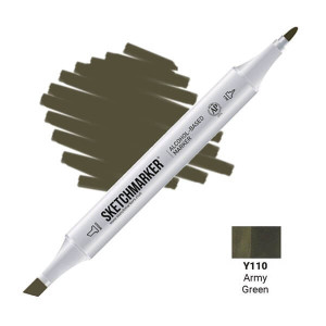 Маркер Sketchmarker Y110 Army Green (Армійський зелений) SM-Y110
