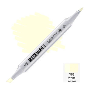 Маркер Sketchmarker Y55 White Yellow (Біло-жовтий) SM-Y55