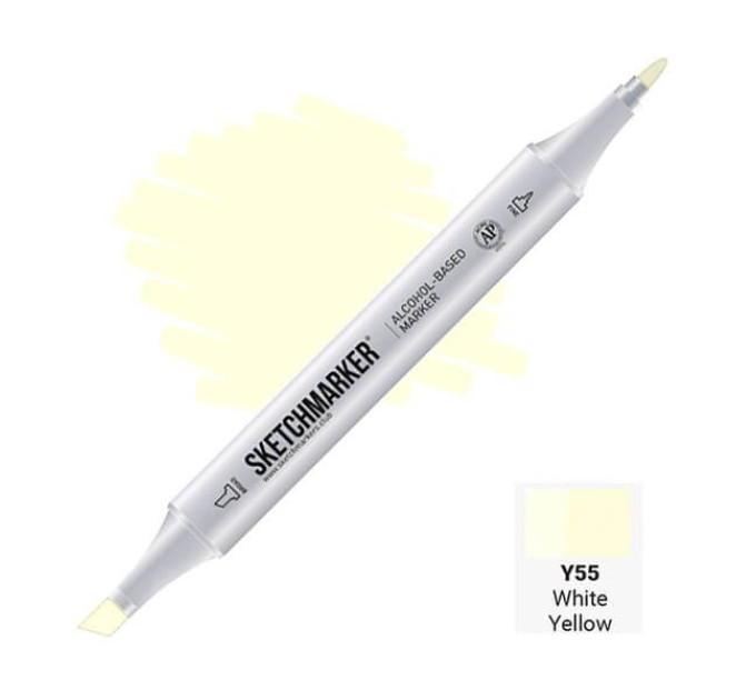 Маркер Sketchmarker Y55 White Yellow (Біло-жовтий) SM-Y55