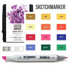 Маркери SketchMarker набір 12 шт Basic 5 Базові кольори 5, SM-12BAS5