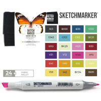 Маркери SketchMarker набір 24 ??шт Basic 6 Базові кольори 6, SM-24BAS6