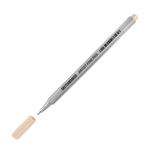 Лайнер SketchMarker ARTIST Fine Pen 0,4 мм, бежевий, AFP-BISC