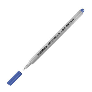 Лайнер SketchMarker ARTIST Fine Pen 0,4 мм, синій, AFP-BLU