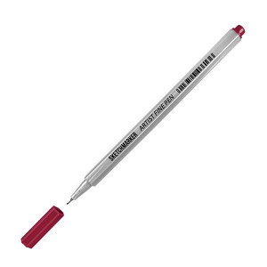 Лайнер SketchMarker ARTIST Fine Pen 0,4 мм, бордо, AFP-BORD