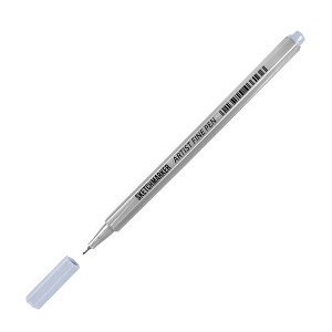 Лайнер SketchMarker ARTIST Fine Pen 0,4 мм, серый холодный, AFP-CGR