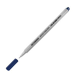 Лайнер SketchMarker ARTIST Fine Pen 0,4 мм, глубокий синий, AFP-DEBL