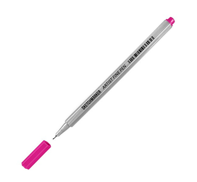 Лайнер SketchMarker ARTIST Fine Pen 0,4 мм, рожевий флуоресцентний, AFP-FLPINK