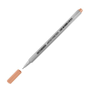 Лайнер SketchMarker ARTIST Fine Pen 0,4 мм, імбир, AFP-GING