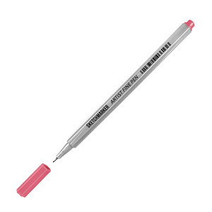 Лайнер SketchMarker ARTIST Fine Pen 0,4 мм, яскраво-червоний, AFP-LIP
