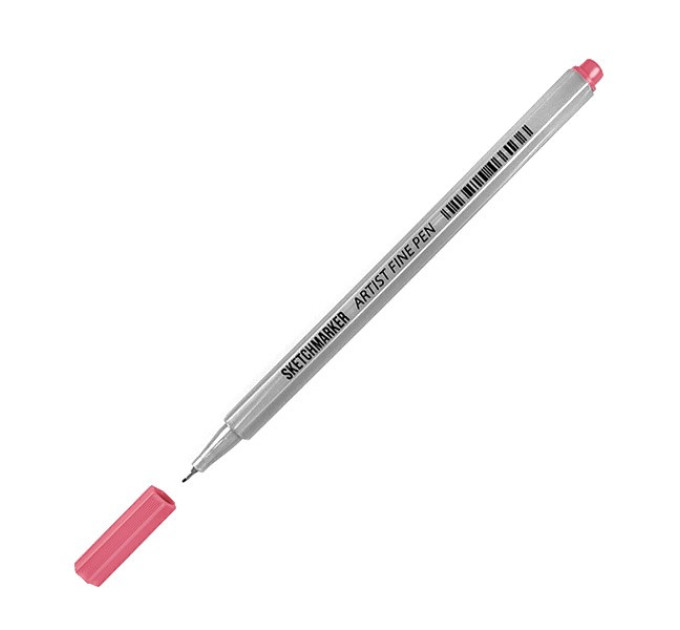 Лайнер SketchMarker ARTIST Fine Pen 0,4 мм, яскраво-червоний, AFP-LIP
