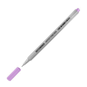 Лайнер SketchMarker ARTIST Fine Pen 0,4 мм, светло-фиолетовый, AFP-LPUR