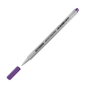 Лайнер SketchMarker ARTIST Fine Pen 0,4 мм, сливовый, AFP-PLUM